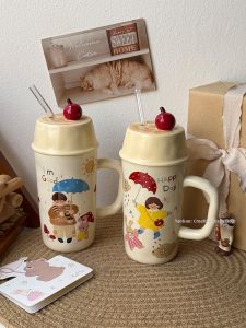 Cute Cherry Ceramic Mug