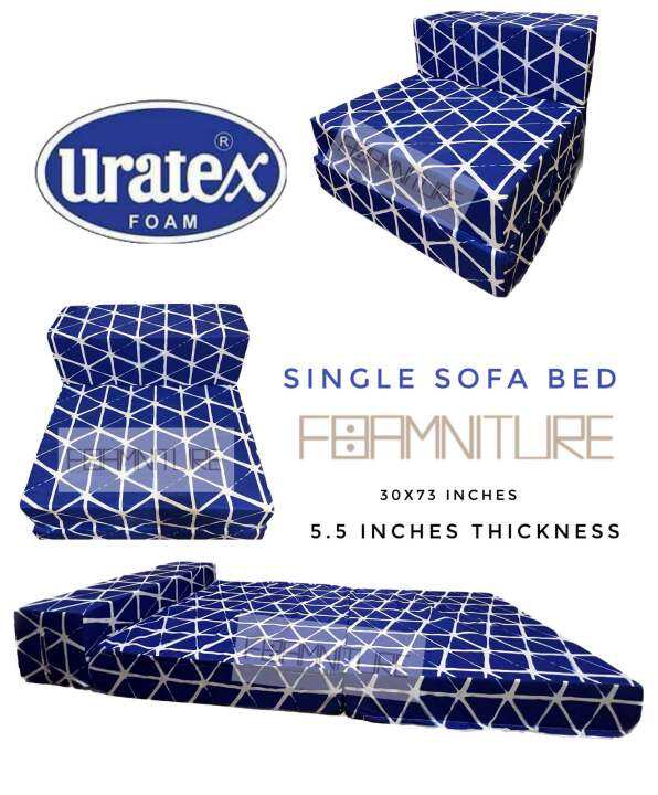 AMELIE SINGLE SOFA BED URATEX (LOWEST PRICE) | Lazada PH