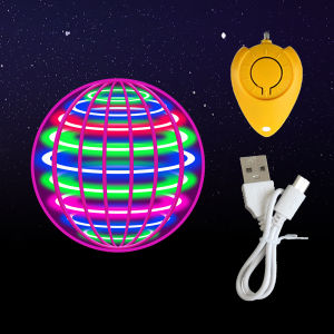 Đồ Chơi Spinner Bóng Bay Điều Khiển Bằng Tay Có Đèn LED 360 °   Máy Bay Trực Thăng UFO Quay Mini - Trò Chơi Quà Tặng Trẻ Em Bóng Thể Thao Cho Trẻ Em