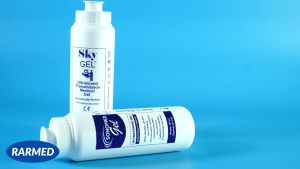 Vỏ chai đựng gel siêu âm mềm Sky Gel và Sonomed Gel - Màu trắng mềm