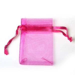 10 Chiếc Túi Organza 7x9-30x40cm Trang Sức Bao Bì Quà Tặng Kẹo Tiệc Cưới Ủng Hộ Túi Có Thể Vẽ Hình Hiện Tại Bao Bì Cho Tất Cả Các Dịp