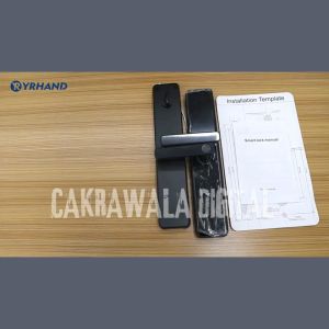 PROMO TaffHOME Smart Door Lock Pintu Rumah Kunci Rumah Sidik Jari Digital Password Bluetooth Card