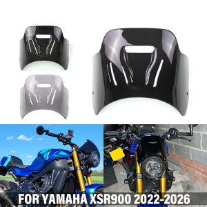 For Yamaha XSR900 FOR XSR 900 Xsr 900 2022-2026 Motorcycle Front Headlight Cowl Wind Shield Windscreen Windshield Wind Deflector