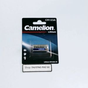 Pin CR123A - 3V (123A): Camelion Lithium Battery Photo / Vĩ 1 Viên