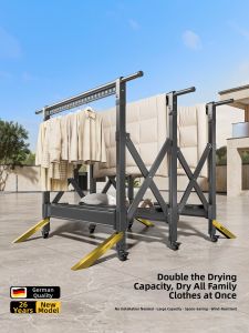 MINGZHI | Windproof Outdoor Portable Clothes Drying Rack