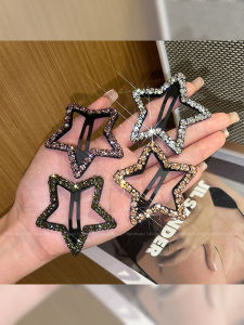 Pentagram Crystal Hair Clip