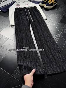 LIUBU | Quần Tập Mùa Hè Nhẹ Chấm Bi Đen Với Kiểu Rủ Và Phong Cách Dây Chuông