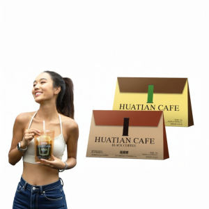 HUATIANCUI | Instant Black Coffee Powder Zero Sugar 0 Fat Energizing