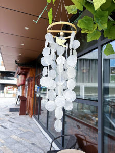 Đàn Trống Vỏ Sò Tự Nhiên Thủ Công Trang Trí Ban Công Phòng Ngủ Cửa Sổ Quà Tặng Cho Nam Và Nữ Trang Trí Nhà Cửa Hiện Đại Đơn Giản