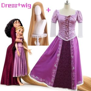 Rapunzel Cosplay Costume Adult Carnival Uniform Anime Halloween Party Costumes Women