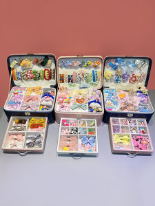 ชุดเครื่องประดับผมเด็กสไตล์เจ้าหญิงเกาหลีกล่องของขวัญ Little เด็กผู้หญิง กิ๊บติดผมของขวัญวันเกิดหกวันเด็ก