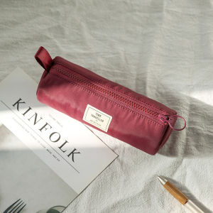 Túi Đựng Bút Dung Tích Lớn Bằng Nylon Chống Thấm Nước Muis Đơn Giản Thiết Kế Dành Cho Nữ Sinh Trung Học Cơ Sở Túi Văn Phòng Phẩm Đồ Dùng Kinh Doanh