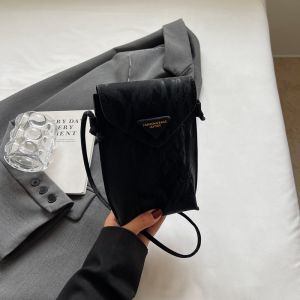 MINI กระเป๋าโทรศัพท์ผู้หญิงสําหรับฤดูร้อน 2024 New ARRIVAL High-End Chic อเนกประสงค์ไหล่เดี่ยว Slant CROSS Body BAG