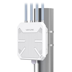 WAVLINK AX1800 AX3000 Outdoor WiFi Repeater Jarak Jauh Penguat Sinyal WiFi Extender 4 Antena Router