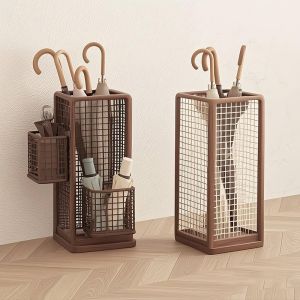 XIANGCAI | Large Capacity Iron Rain Umbrella Stand