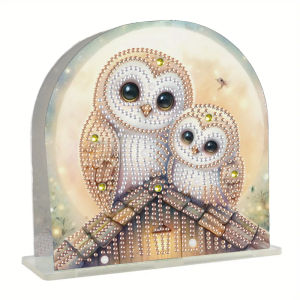 1pc DIY Animals Diamond Painting Napkin Holder Acrylic Tissue Box Craft for Home Office Restaurant Festivals Holiday Decoration