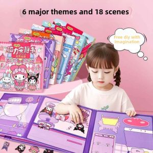 MONLEYTA | Mini Magnetic Quiet Princess New Girl Kindergarten DIY Toy Children Absorption Model Non-Destructive Easy To Use For Girls