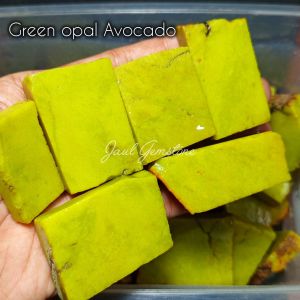 batu green opal avocado/bongkahan batu akik green opal avocado/batu akik