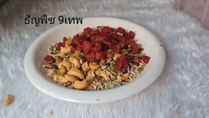 ธัญพืชรวม 9เทพ หอม กรอบ อร่อย เคี้ยวมัน เคี้ยวเพลิน กรอบ อร่อย ธัญพืชเพื่อสุขภาพ มีประโยชน์