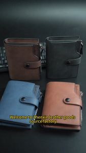 BAELLERRY D5113 Dompet Pria Lipat RFID Protect Bahan Kulit PU Leather Premium BAEOS