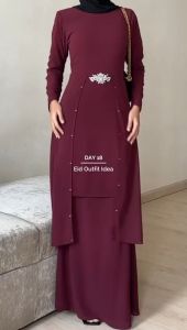 Eliza One Set Melayu Style Payet Mewah Terbaru 2024