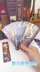 24Pcs/Set Aesthetic Fruit Bookmarks Waterproof UV Paper Bookmarks Cute Summer Fruit Pattern Bookmarks for Book Lovers Gift