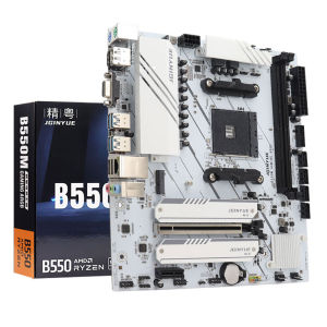 JGINYUE AMD B550 M-ATX Motherboard AM4 supports Ryzen R5 4000/5000 series processors DDR4 RAM Desktop PC PCI-E 4.0 B550M GAMING