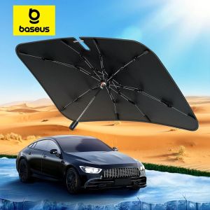 BASEUS | Baseus Car Windshield Sun Shade Umbrella Wider Hemmed Edges Cover Front Window Sunshades Summer Sun Protection Accessories