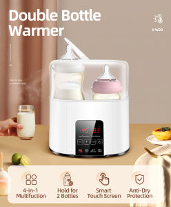 Dr.isla Bottle Warmer Sterilizer Botol Bayi 200ml Baby Safe Sterilizer Dot Bayi Botol Susu Penghangat ASI BPA Free Penyesuaian Empat Gigi N20 Baby Feeding Bottle Warmer Heater Alat Steril Botol Susu Bayi Alat Steril Milk Warmer Double