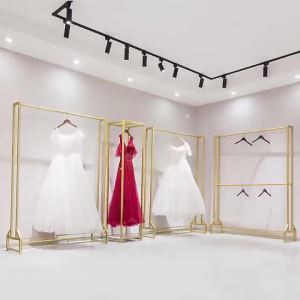 Golden High-End Dress Display Stand