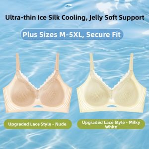 YUNASHA | Invisible Slimming Push-up Light Thin Ice-silk Cooling Anti-sagging Bra