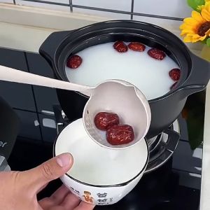 2 in 1 Long Handle Filter Kitchen Tools Colander Spoon Cooking Accessories