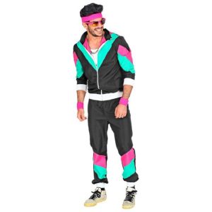 WUYIMEI | Vintage 80s Hip Hop Disco Suit Halloween Carnival Role Play Costume