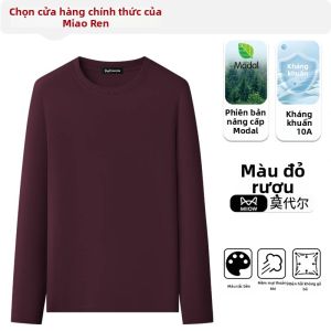 MiiOW | Áo Thun Tay Dài Chống Khuẩn Modal Thoáng Khí