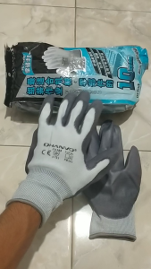 Sarung tangan kerja lapis karet isi 20 pcs