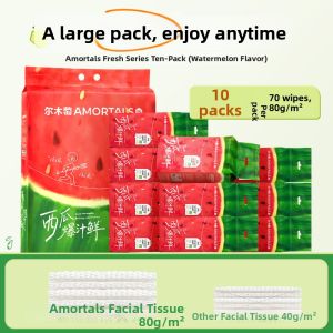 AMORTALS | Wall-mounted Extractable Dual-use Soft Facial Towel 10 Packs