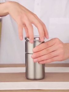 [😀SG Ready Stock]thermal flask Vacuum insulation 430ML stainless steel liner tea and water separation portable tea brewing cup travel cup Business Gifts