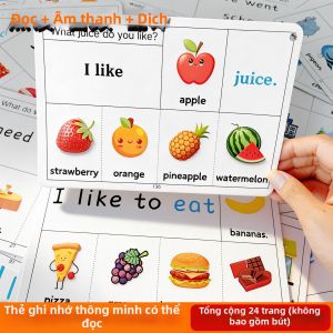 XIONGBUFAN | Thẻ Học Từ Vựng Tần Suất Cao Giáo Dục Trẻ Sơ Sinh Khai Sáng
