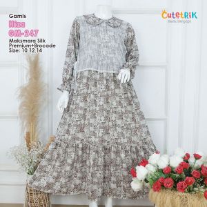 GAMIS KOREAN LOOKS TERBARU CUTETRIK LEBARAN 2026 GAMIS ANAK 10 11 12 13 14 15 TAHUN BAJU MUSLIMAH ANAK TANGGUNG PAKAIAN ANAK MUSLIM PEREMPUAN TANGGUNG DAN REMAJA HIZA BROKAT WARNA COKLAT