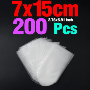MNFT 200Pcs Multiple Sizes Carp Fishing Pva Bags Quick Water Soluble Baits Bag for Solid Baits Carp Fishing Equipment
