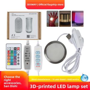 3DSWAY 3D Printer LED Light Component Kit MH001 Creative Model Night Light Maker Treasure House Workshop Lighting Kit Accessories