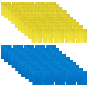 100Pcs Strong Flies Traps Bugs Sticky Board Catching Aphid Insects Killer for Fungus Gnats Whiteflies Aphids Leafminers