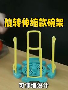 Retractable Drain Storage Bowl Holder Bowl Drain Holder Kitchen Cup Holder Drain Holder