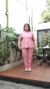 BRICIA ONE SET - AMRO SLEEPWEAR - ONE SET - RAYON TWILL - DAILY SET JUMBO HOMEY SET FULL KANCING SERIES