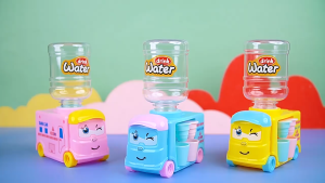Buy 1 Take 1 Kids Cartoon Truck Water Dispenser Toy Bpa Free Real Water Flow Pretend Play Gift For Toddler