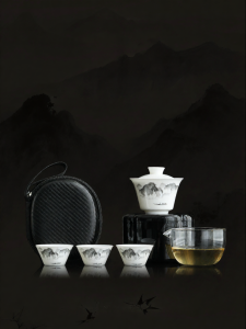 JIXIANSHENG | Jade Ink Landscape Fine Tea Set High-end Gift