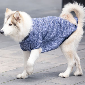 Warm Fleece Pet Clothes for Large Dogs Labrador Autumn Winter Supplies Overhead Two-foot Shiba Inu Dog Clothes Anti-static