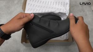 Sepatu Boots Wanita Lavio Vania Warna Hitam / Boot Cewek Korea 2023