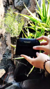 Dompet Lipat Dreama Korea Simple Terbaru WA1178B5 Murah Kulit Fashion Hitam Cantik Remaja