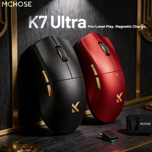 MCHOSE K7 Ultra Lightweight Gaming Mouse Esports 8K Wireless with Magnetic Charging PAW3950 Sensor